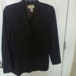 EDDIE BAUER Size 8Tall Dark Gray Jacket